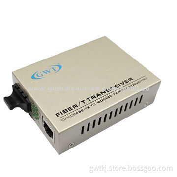 10/100M single mode dual fiber media converter, 5V power input, SC/ST/FC/LC available
